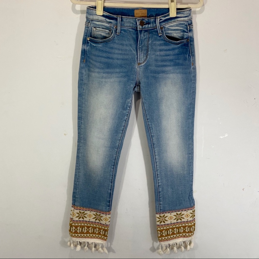 DRIFTWOOD Colette Jeans Tapestry Trim with Tassels